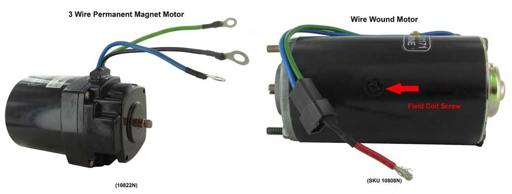 This test will work for any 12-volt, 3 wire, permanent magnet trim motor.