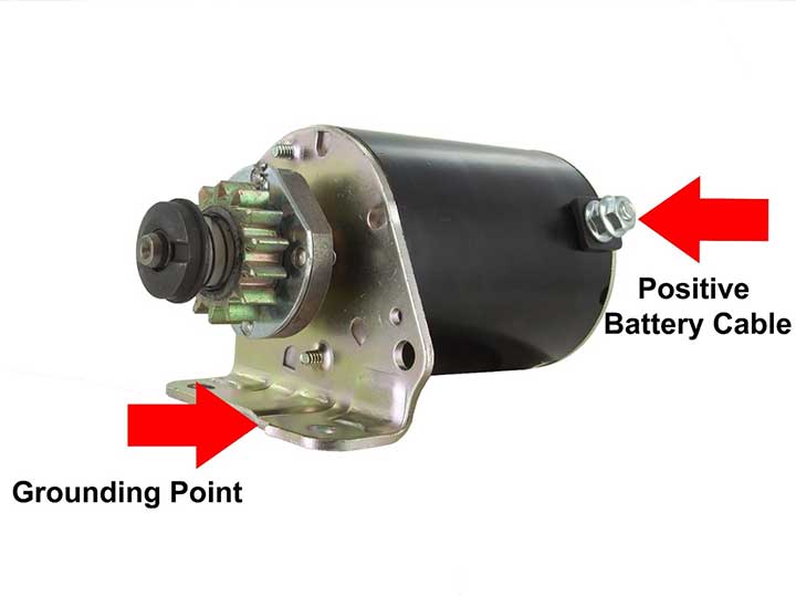 How to test a single post starter (no solenoid).
